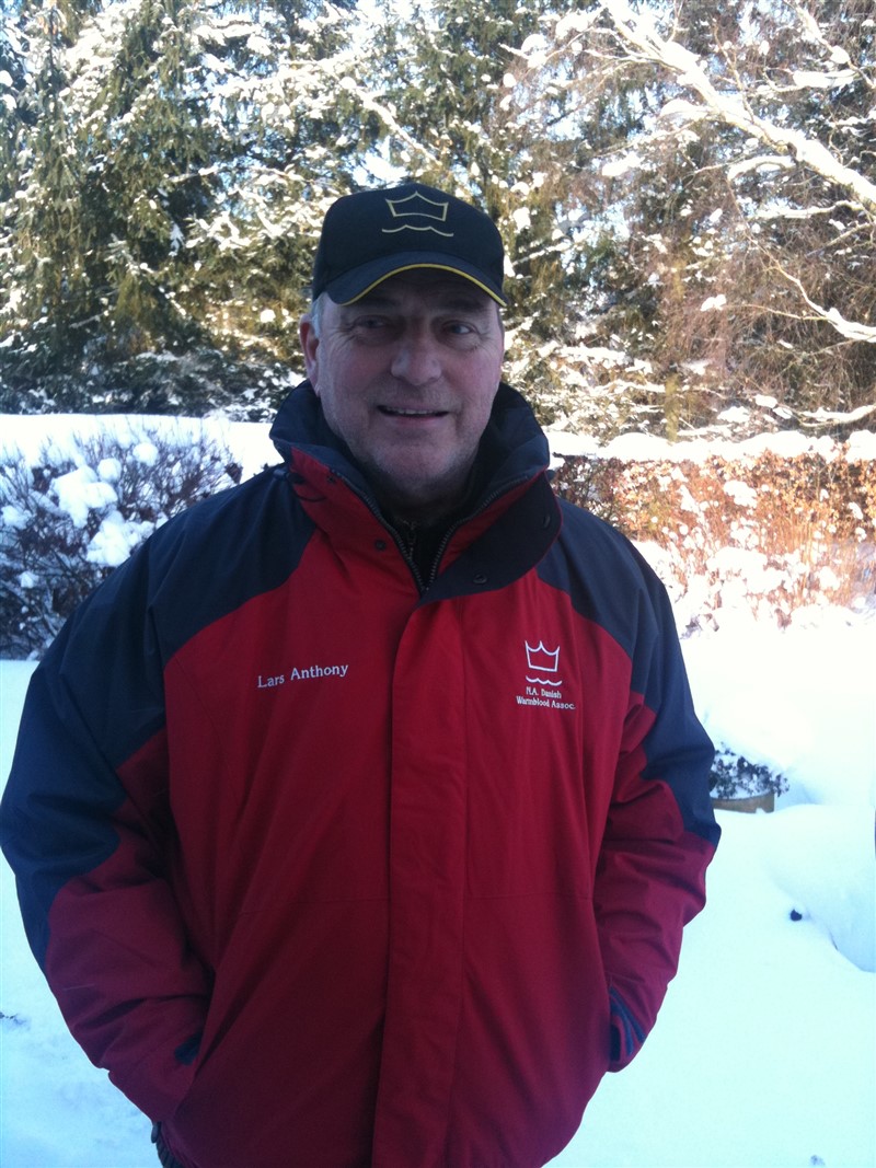 Lars Anthony in his US winter outfit 2012